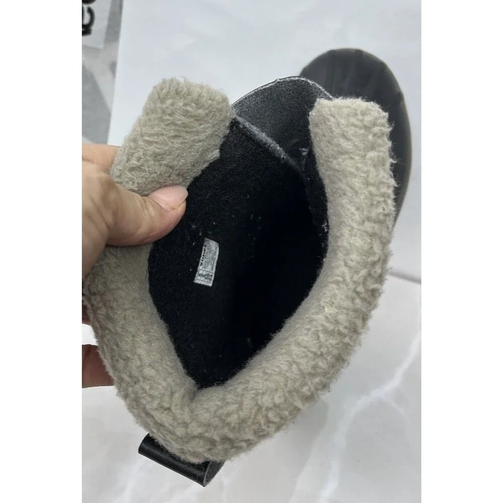 Sorel Yoot Pac TP Waterproof Duck  Boot Black Insulated Big Kids Girls 6 Wm 7 38